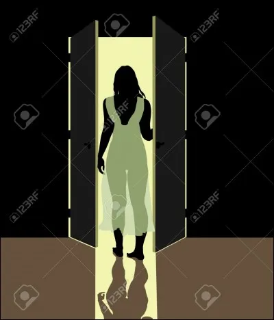 Après mûre réflexion, toi et tes amis décidez d'aller voir si les portes sont barrées. Vous vous séparez en deux groupes et vous y allez. Rendus à la porte d'en avant, vous voyez qu'elle est ouverte. Que fais-tu ?