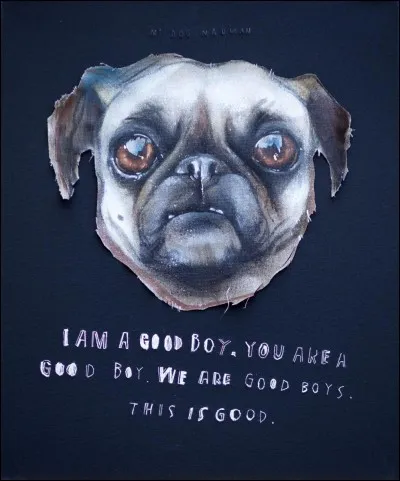 Ce dessin trouvé sous le titre "I'm a good boy" par Herakut, est manifestement inspiré du film... ?