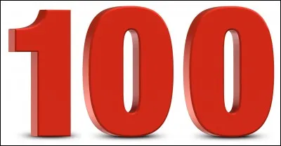 Comment écrit-on "100" en anglais ?