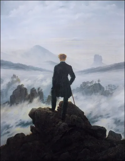 Qui a peint "Le voyageur contemplant une mer de nuages" (1818) ?
