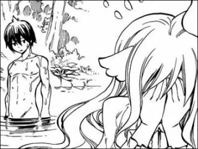 Qui était nu(e) lors de sa première rencontre avec Mavis ?