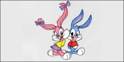 Babs et Buster Bunny sont les héros de la bande dessinée "Tiny Toons".