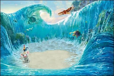 Hâtons-nous un moment et dites-moi où peut-on entendre ces mots : "Le bleu du ciel n'est pas le bleu de la mer. Ce bleu que moi je préfère sans jamais savoir pourquoi." ?