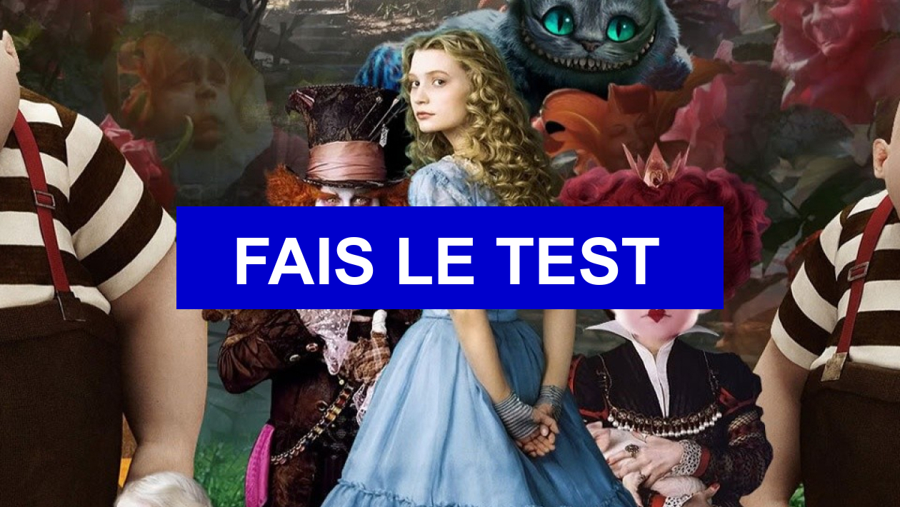 Test Quel personnage estu dans 'Alice