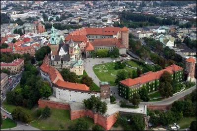 La colline de Wavel dominant la Vistule, avec son château et sa cathédrale, constitue la partie fortifiée de cette grande ville polonaise. De quelle ville s'agit-il ?