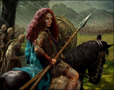 Reine guerrière du 1er siècle, dirigea la grande révolte des Bretons faisant trembler un temps les troupes romaines. Qui est-elle ?