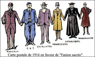 L'Union sacrée est une union  ...