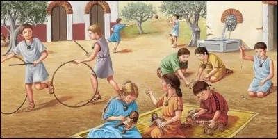 Dans l'Antiquité, les petits Romains jouaient avec des jouets en plastique.