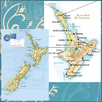 Qu'y a-t-il sur l'Île du Nord de la Nouvelle-Zélande ?