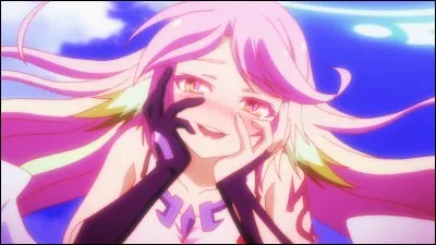 Cette scène vient de "No Game No Life". 
La tête que fait Jibril vient d'un certain manga. Voyez-vous lequel ?
