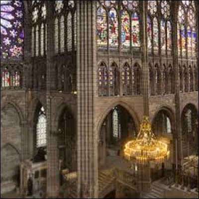 Quel célèbre trésor d'église a été, durant la période de l'Ancien Régime, le lieu de conservation des insignes royaux de la monarchie française ?