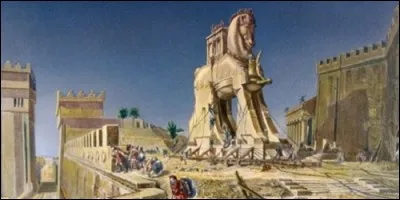 Quelle ville fut prise par un cheval de bois ?