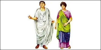 Dans quel vêtement les Romains se drapaient-ils ?