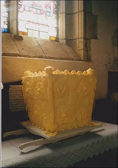 Il fait son beurre avec du blé.