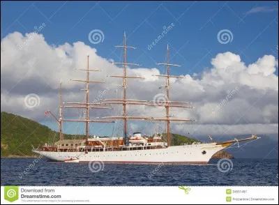 Comment s'appelle un grand voilier de luxe ?