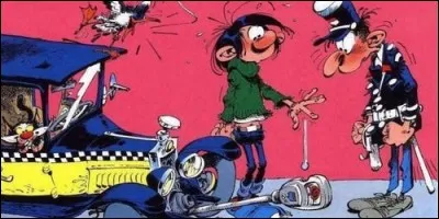 Comment se nomme ce policier que Gaston fait tourner en bourrique ?
