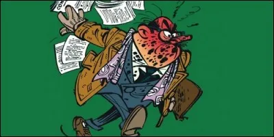 Comment se nomme cet riche homme d'affaires qui tente désespérément de signer ses contrats avec Fantasio ?