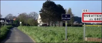 Nous sommes en Seine-Maritime, à l'entrée de Gueutteville-les-Grès. Nous nous situons en région ...