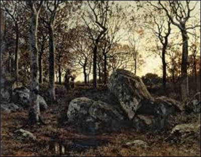 Œuvre peinte en 1878, ''Soir d'automne en Ille-et-Vilaine'' est une toile conservée actuellement au musée des beaux-arts de Nancy. Quel peintre paysagiste a exécuté ce tableau ?