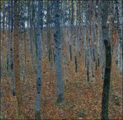 En 1902, quel peintre symboliste autrichien a peint ce tableau nommé ''Haut-bois'' ?