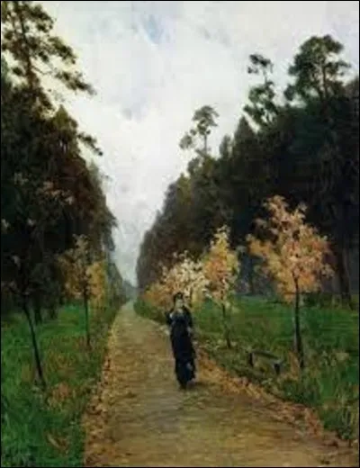 Peinte en 1879 ''Jour d'automne à Sokolniki'' est l'uvre d'un artiste paysagiste russe. Quel est son nom ?