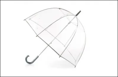 Transparent le parapluie. Il est donc interdit... ?