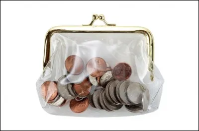 Transparent, le porte-monnaie. Il est donc interdit... ?