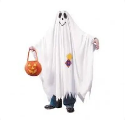 Quel accessoire utilise-t-on souvent pour se déguiser en fantôme ?