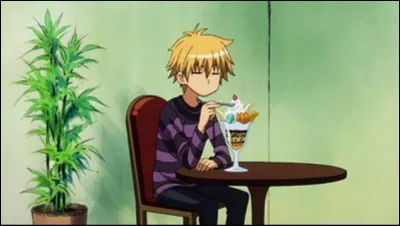 Dans quel manga Usui mange-t-il des grosses coupes de glaces ?