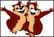 Les deux clbres cureuils de Disney.