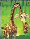 Girafe ' amoureux' d'une hippopotame dans les deux films ' Madagascar' ?