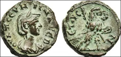 Quelle impératrice est représentée sur ce tétradrachme d'Alexandrie ?