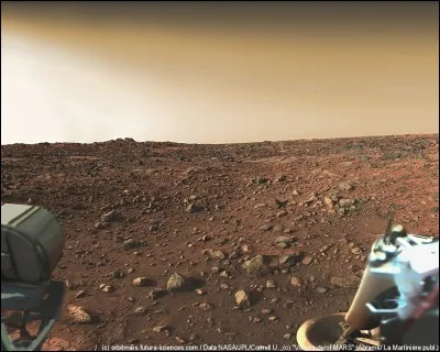 Quelle sonde de l'agence spatiale européenne a pris des photos exceptionnelles de la surface martienne ?