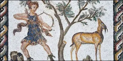 Une mosaïque de la déesse...