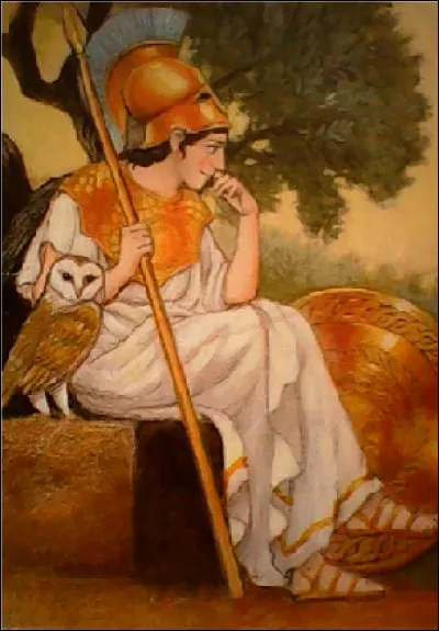 Chez les Grecs cette déesse est Athéna, mais chez les Romains qui est-elle ?