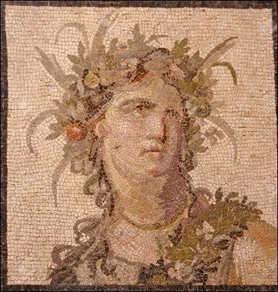 Quel dieu est représenté sur cette mosaïque ?