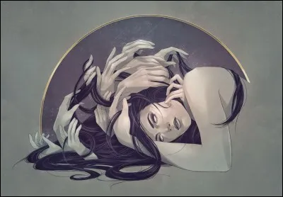 Rouge et or dans une maison d'une saga de genre fantasy fort connue.