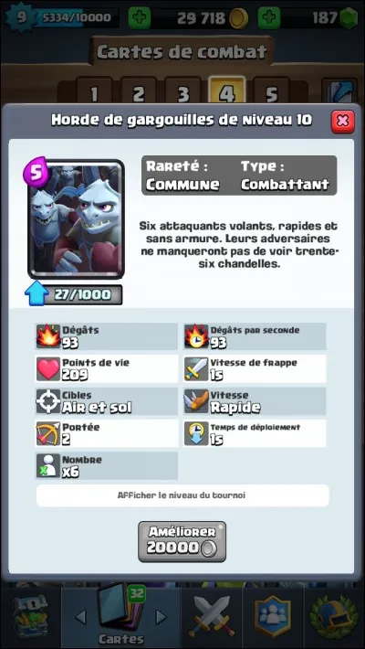 Combien y a-t-il de cartes communes ?