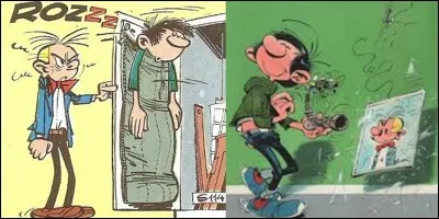 Pendant l'histoire de cette BD, un des héros disparaîtra de cette BD. Franquin décida de ne plus le représenter avec Gaston pour qu'il puisse « s'exprimer » dans une autre.
Quel est ce personnage ?