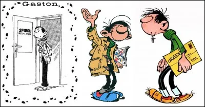 L'annonce de la parution de Gaston Lagaffe a été assez particulière ! Lors de l'annonce de son arrivée dans Spirou, il n'a pas été nommé dans cette BD.
Comment apparaît cette annonce dans le journal de BD Spirou ?