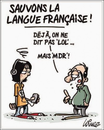 De nos jours, les jeunes doivent savoir que la langue française ne peut s'apprendre (...)".