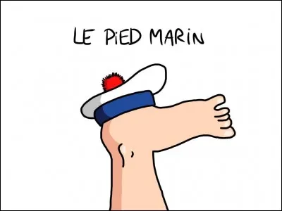 "Il a voulu marcher (...) sur l'eau mais il a vite réalisé qu'il n'avait pas le (...) marin."