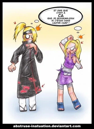Quel choc ! Qui ressemblerait à Deidara si celui-ci avait été dans le camp adverse ?