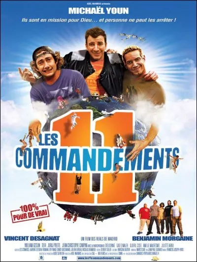 Qui est l'acteur principal du film ''Les Onze commandements'' ?