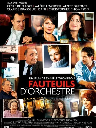 Qui se fait engager comme serveuse dans le film « Fauteuils d'orchestre » ?