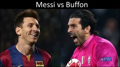 Messi a marqué la première fois contre Buffon en poules de la LDC 2017/2018.