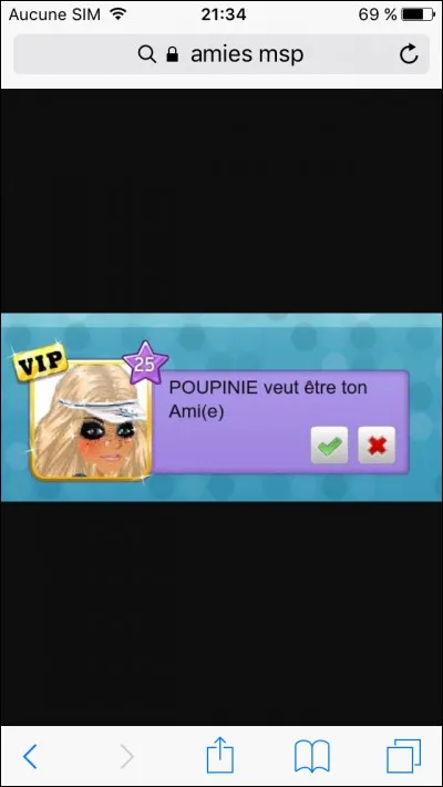 Combien peut-on avoir d'amies ?