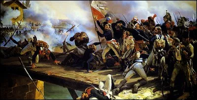 Ce 15 novembre, la bataille d'Arcole oppose l'armée française d'Italie, commandée par le général Bonaparte, à l'armée autrichienne. La victoire française est immortalisée par plusieurs tableaux. En quelle année était-ce ?