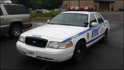 De quel endroit d'Amérique vient cette voiture de patrouille ?