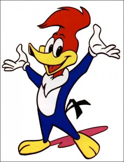 C'est un pivert qui a tout un fou rire et surtout, des coups de pics à compression. C'est un des premiers dingues des dessins animés : parfait pour réveiller, avec le café...